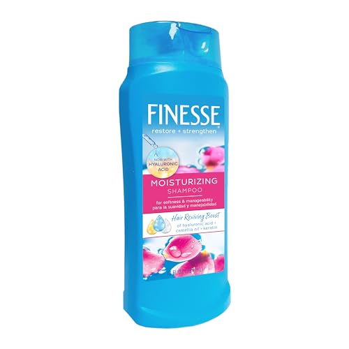 Finesse Restore + Strengthen Moisturizing Shampoo, 13 oz (Pack of 6), Moisturize & Repair Dry or Damaged Hair for Soft, Healthy Looking Hair