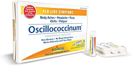Boiron Oscillococcinum for Relief from Flu-Like Symptoms of Body Aches, Headache, Fever, Chills, and Fatigue - 6 Count