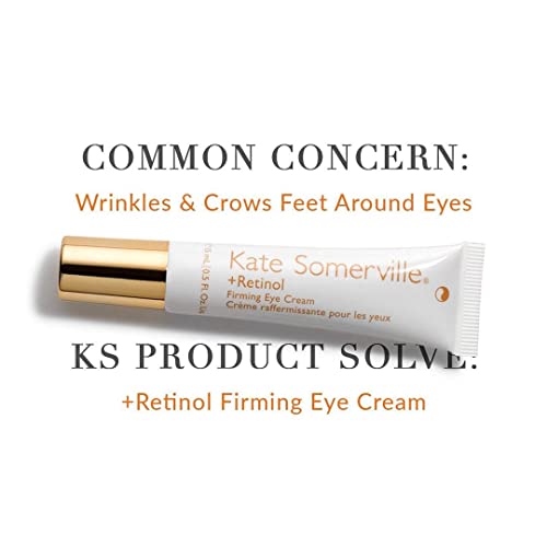 Kate Somerville Retinol Firming Eye Cream – Anti-Aging Treatment Clinically Proven to Firm, Brighten and Smooth Lines and Wrinkles, 0.5 Fl Oz