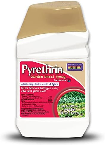 Bonide Pyrethrin Garden Insect Spray Concentrate, 16 oz Ready-to-Mix F