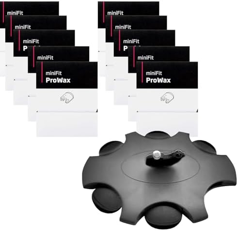 (60 Pcs) Minifit Prowax Wax Guards Filters for Oticon Hearing Aids,Oticon Minifit Hearing Aids Replacement Parts Supplies Cleaning Kit Accessories（10 Packs）