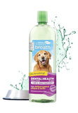 TropiClean Fresh Breath Plus Glucosamine for Hips & Joints | Dog Oral Care Water Additive | Dog Breath Freshener Additive for Dental Health | VOHC Certified | Made in the USA | 33.8 oz