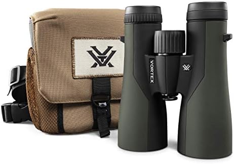Vortex Optics Crossfire HD 12x50 Binoculars - HD Optical System, Tripod Adaptable, Rubber Armor, Waterproof, Fogproof, Shockproof, Included GlassPak - Unlimited, Unconditional Warranty