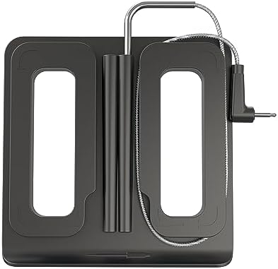 Ninja XSKPROBEXL Woodfire Smart Thermometer, Compatible with OG900 Series, Additional Thermometer to Monitor Multiple Proteins, Controlled Grilling and Smoking, Includes Dual Storage Box, Black/Silver