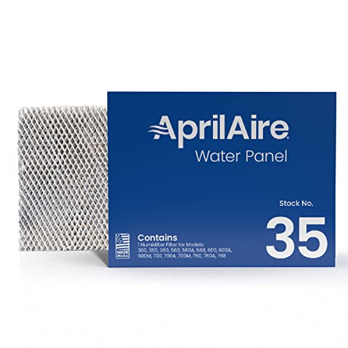 AprilAire 35 Water Panel Humidifier Filter Replacement for AprilAire Whole-House Humidifier Models 300, 350, 360, 560, 560A, 568, 600, 600A, 600M, 700, 700A, 700M, 760, 760A, 768 (Pack of 2)