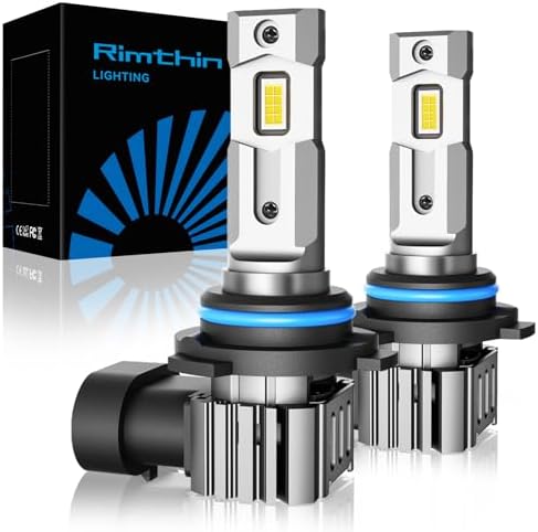 9005 Bulbs, Super Bright 6000K Cool White with Cooling Fan, IP67, Pack of 2