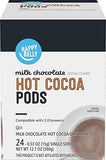 Amazon Brand - Happy Belly Hot Cocoa Pods, Milk Chocolate, 24 Count, Pack of 1