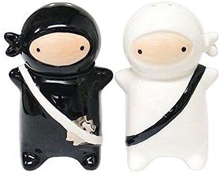 Baby Dueling Ninja Warriors Salt and Pepper Shakers
