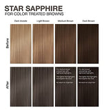 Celeb Luxury Gem Lites Star Sapphire Colorditioner, Color Depositing Conditioner with Bondfix Bond Rebuilder, Semi Permanent Hair Colour Glaze, , Maintains and Refreshes Medium to Deep Brown Tones