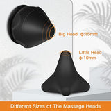 Trigger Point Massage Therapy Tool for Deep Tissue, AOT Mountable Massage Ball with Suction Cup, Manual Back Massager Kit for Myofascial Release and Muscle Knot Remover Black