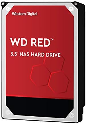 WD Red 2TB NAS Hard Disk Drive - 5400 RPM Class SATA 6 Gb/s 64MB Cache 3.5 Inch - WD20EFRX (Renewed)