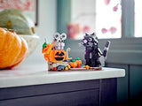 Lego Halloween Cat & Mouse 40570 Building Kit, Whimsical Halloween Décor with Adorable Cat, Mouse, and Pumpkin Toys, Halloween Toy