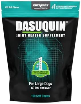 Nutramax Laboratories Dasuquin Joint Health Supplement for Large Dogs - With Glucosamine, Chondroitin, ASU, Boswellia Serrata Extract, and Green Tea Extract, 150 Soft Chews