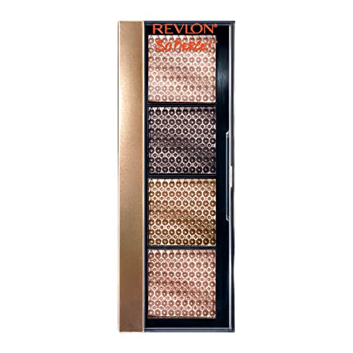 Revlon So Fierce Prismatic Eyeshadow Palette, Eye Makeup, Ultra Creamy Pigmented in Blendable Matte & Pearl Finishes, 961 That's A Dub, 0.21 oz