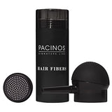 PACINOS Hair Fibers (Dark Brown) - Thickening Fibers Achieve Fuller Appearance by Concealing Thinning Hair & Bald Spots, Includes Applicator Pump Nozzle