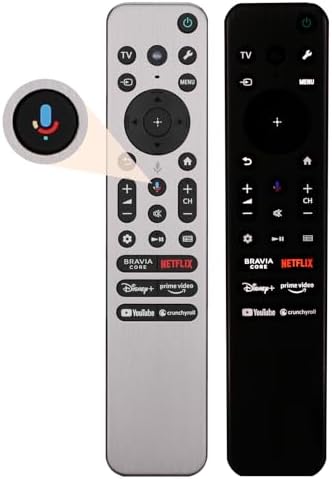 RMF-TX910U Backlit TV Remote for Sony TV/Sony Bravia TV Voice Remote, RMF-TX910U Replacement Remote for Sony BRAVIA XR/KD/XR Series X77L A95L X95L X93L A80L X90L A75L etc, 1 Year Full Warranty, 1Pack
