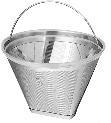 Coffee Filter 4 Cone Coffee Filter Reusable fit for Cuisenart Ninja Hamilton Beach Brewer (Not Applicable to Ninja CE251,Ninja CF200)