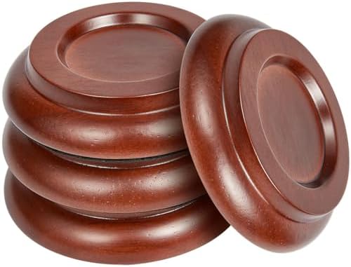 Piano Caster Cups Upright Piano Caster Cups Wood coasters Cups