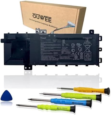 C21N1818-1 Laptop Battery Compatible with Asus VivoBook 15 F512FA F512DA-SH31 X512FA X512FB X512FL X512FJ X512DA X512UF-BQ135T X512FA-BQ064T X512FL-EJ205 Serie 0B200-03190800 M929-03KF 7.7V 37Wh