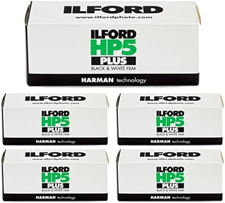 5 Rolls Ilford HP5 400 120 Film
