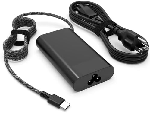 65W USB C Charger for HP ZBook Firefly G9 14" 16" G8 15.6inch Mobile Workstation Business Laptop,HP Elite Dragonfly G2, Max, HP Spectre/Envy/EliteBook X360 Laptop Power Supply Adapter Cord