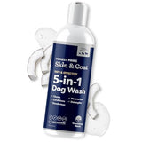 Honest Paws Dog Shampoo and Conditioner - Premium Dog Wash for Allergies and Dry, Itchy, Moisturizing for Sensitive Skin - Sulfate Free, Plant Based, All Natural -16 Fl Oz