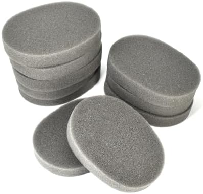 Cooling Gel Ear Pads Hearing Protector Replacement Ear Cushion for 3m worktunes Pads Replacement Ear Cushions (5 Pairs Solid Acoustic Foam)