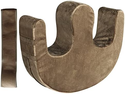 Sexysamba Bedridden Patient Turning Device with Fixing Strap Elderly Assistance Products Bed Rest Leg Pillow Patient Lift Aid Flannel Multifunctional Anti-Decubitus Nursing Products, Brown