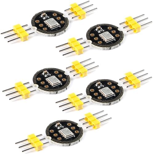 5Pcs INMP441 Omnidirectional Microphone Module MEMS I2S Interface Supports ESP32 High Precision Low Power Digital Output