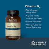 Nature's Sunshine Vitamin D3, 180 Tablets | Supports Bone Health, Contributes to Overall Health, and May Improve Mood