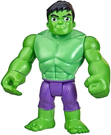 Spidey and his Amazing Friends Marvel Hulk Hero Action Figure, 4-Inch, Super Hero Toys, Easter Basket Stuffers for Kids, Ages 3+