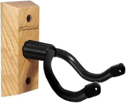 Ukulele Wall Mount Hanger, Ash Hardwood U-Shaped Ukulele Holder Hanger, Ukulele Wall Mount Hook for Ukulele Banjo Mandolin Concert Pineapple Soprano Tenor and Baritone