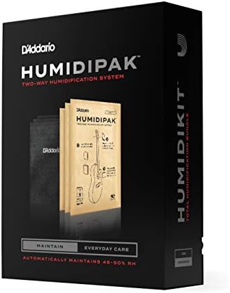 D'Addario Accessories Guitar Humidifier System - Humidipak Maintain Kit - Automatic Humidity Control System - Maintenance-Free, Two-Way Humidity Control System For Guitars