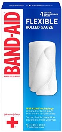 Band-Aid First Aid Covers Kling Large Rolled Gauze, (Pack of 3)