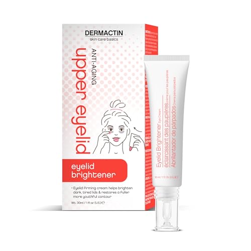 Upper Eyelid Cream 1 oz. Firms & Tones Sagging & Drooping Skin On Upper Eye Lids, for Younger, More Vibrant & Alert Appearance, for Sensitive Skin In The Eyelids
