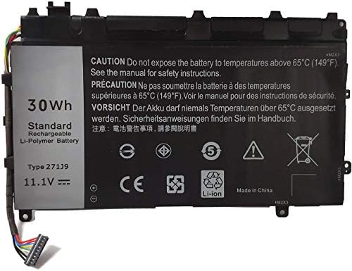 Ding 271J9 Replacement Battery Compatible with Dell Latitude 7350 13 7000 YX81V (11.1V 30Wh 2500mAh)
