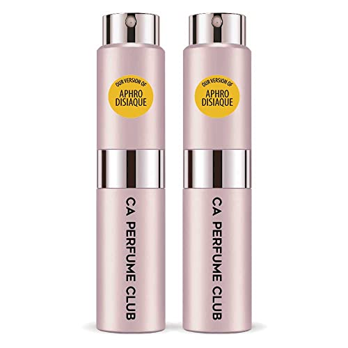 CA Perfume Impression of A. Provocateur Aphrodisiaque For Women Replica Version Fragrance Dupes Concentrated Long Lasting Eau de Parfum Spray Refillable Atomizer Bottle 0.27 Fl Oz-X2