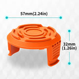 Spool Cap Cover for Worx,Trimmer Replacement Spool Cap Covers for Worx,Suitable for Worx Weed Eater (3 Pack)