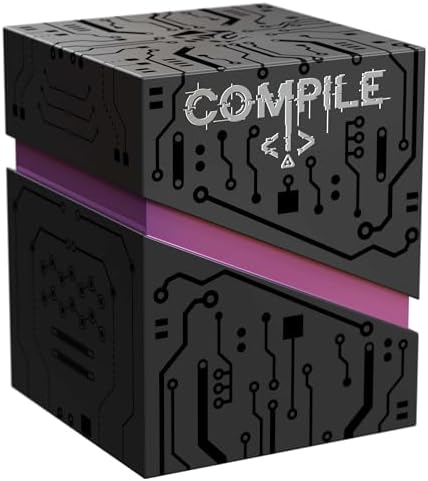 Greater Than Games: Compile: Main 1 - Area Control Strategy Card Game, Play As Competing Artificial Intelligence, Ages 14+, 2 Players, 20 Min