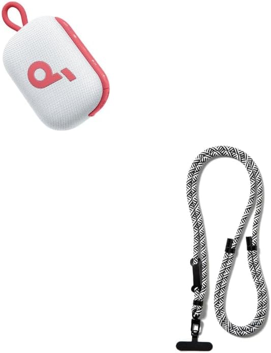 Soundcore Select 4 Go Red Lanyard for Select 4 Go Speaker, Cell Phone Lanyard for Neck or Shoulder, Adjustable Phone Strap Compatible with Car Keys and Keychains (Black)
