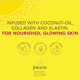 Jergens Natural Glow Gradual Glow, Daily Moisturizer +Firming and Face Moisturizer with SPF 20, Fair to Medium