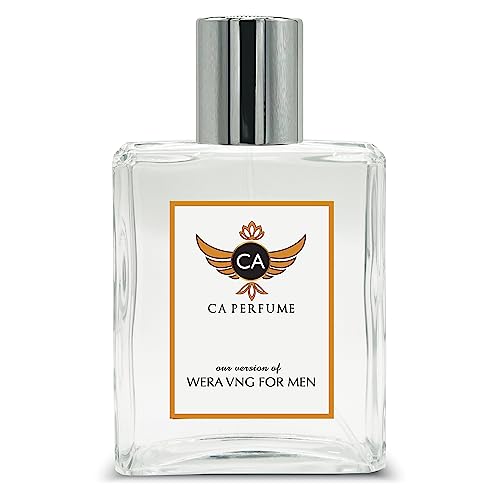 CA Perfume Impression of Vera W For Men For Men Replica Fragrance Dupes Eau de Parfum Spray Bottle 3.4 Fl Oz/100ml-X1