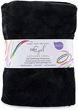 Curly Girl Towel for Women with Curls, Anti-Frizz, Absorbent, Fast Drying, Curly Hair, Microfiber Hair Drying Towel for Curls