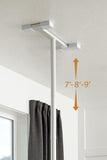 Stander Wonder Pole Lite, Adjustable Floor to Ceiling Safety Grab Bar with Security Support Handle for Fall Prevention, Tension Mounted Transfer Pole for Adults, Seniors, Elderly, White