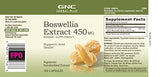 GNC Herbal Plus Boswellia Extract 450mg | Supports Joint Health | 100 Count