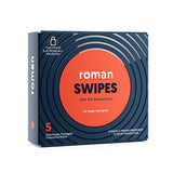 Roman Swipes | Fast-Acting, Convenient, Over-The-Counter Wipes Increase Stamina, Formulated with 4% Benzocaine, Features Discreet Packaging | 5-Pack