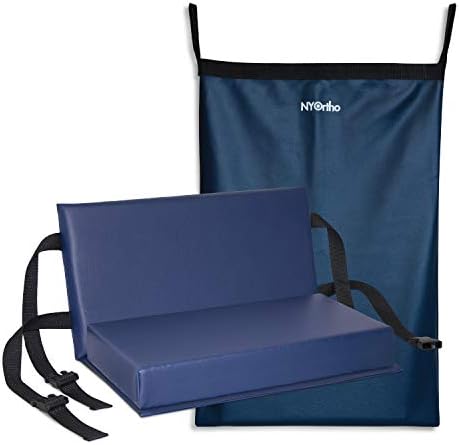 NYOrtho Wheelchair Foot-Rest Extender Elevating Pad - Leg Cushion Protector + Carrying Bag | Secures Easily with Quick-Release Strap Seat Widths 16" - 20" + Carrying Bag, 2" Foot Platform