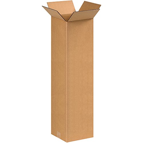 TAPE LOGIC 9x9x30 Tall Corrugated Boxes, Tall, 9L x 9W x 30H, Pack of 25 | Shipping, Packaging, Moving, Storage Box for Home or Business, Strong Wholesale Bulk Boxes