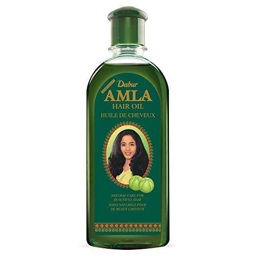 Dabur Amla Hair Oil 500ml - 100% Natural, Enhances Hair Growth, Nourishes Scalp and Hair