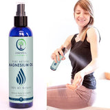 Essential Living: Ultra Pure Magnesium Oil Spray - Topical Solution for Pain and Stress Relief Support - 8 oz. - 100% Natural - No Impure Trace Minerals - Made in The USA